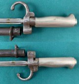 FRENCH LEBEL BAYONET & SCABBARD for the Lebel
1886/93 1907/15/34 & Mod 1917/18 Semiauto Rifles - 2 of 13