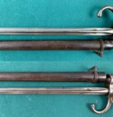 FRENCH LEBEL BAYONET & SCABBARD for the Lebel
1886/93 1907/15/34 & Mod 1917/18 Semiauto Rifles - 3 of 13