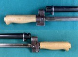 FRENCH LEBEL BAYONET & SCABBARD ORIGINAL 1 st PATTERN Long UNCUT BLADE Lebel 1886/93 1907/15/34 & Mod 1917/18 Semiauto Rifles - 2 of 19