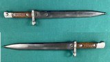 Austrian Hungarian m1895 Maschinenhaus Ferlach bayonet scabbard, "OMC", double headed EAGLE proof, rare - 3 of 13
