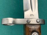 Austrian Hungarian m1895 Maschinenhaus Ferlach bayonet scabbard, "OMC", double headed EAGLE proof, rare - 8 of 13