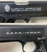 ARGENTINE ARMY DGFM FMAP Sistema COLT ALL MATCHING INCLUDING MAGAZINE Like new - 4 of 14