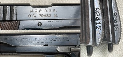 2 ARGENTINE CONSECUTIVE SN BALLESTER MOLINA MOP DGS mark only 10 made MATCHING