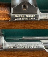 ARGENTINE 1909 MAUSER SNIPER RIFLE w NEDINSCO ZEISS SCOPE ALL ORIGINAL MATCHING DWM GERMAN MADE COMPLETE MILITARY CONFIGURATION - 2 of 15