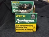 REMINGTON VIPER .22 HYPER VELOCITY SOLID BULLET RIMFIRE - 1 of 1