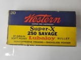 Western Super X 250 Savage Lubaloy Collectible - 1 of 2