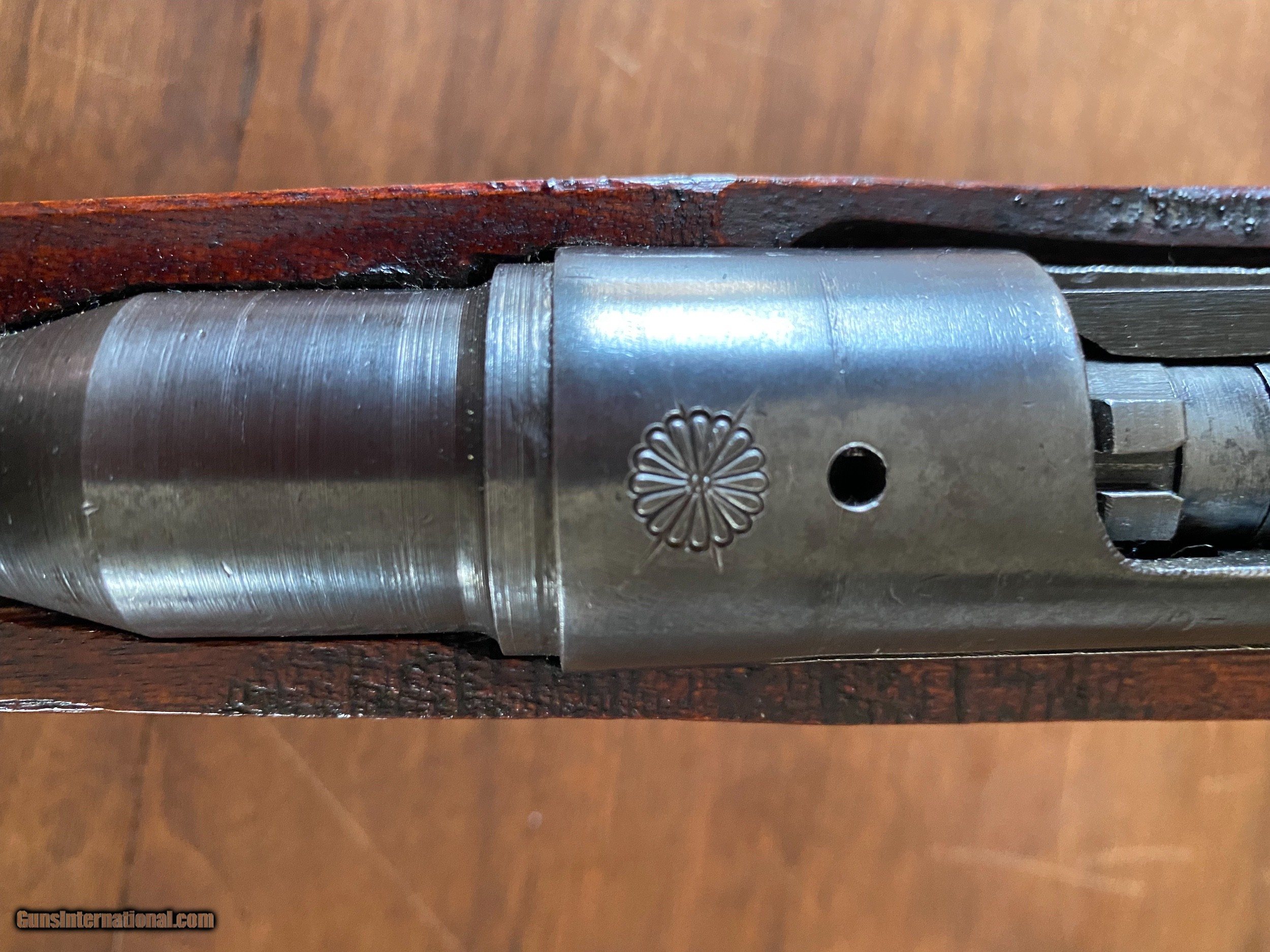 Japanese Type 99 Last Ditch Arisaka Rifle with the Royal Chrysanthemum