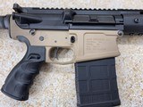 NEW 243 Win AR-10 22" SS Fluted Barrel built on FDE AERO lower - 2 of 4