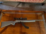 Remington 597 Semi-Auto .22 Long Rifle w Scope in Excellent Condition - 1 of 10