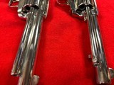Pair of Colt Nickel SA Army 38-40 Caliber - 16 of 19