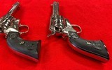 Pair of Colt Nickel SA Army 38-40 Caliber - 10 of 19