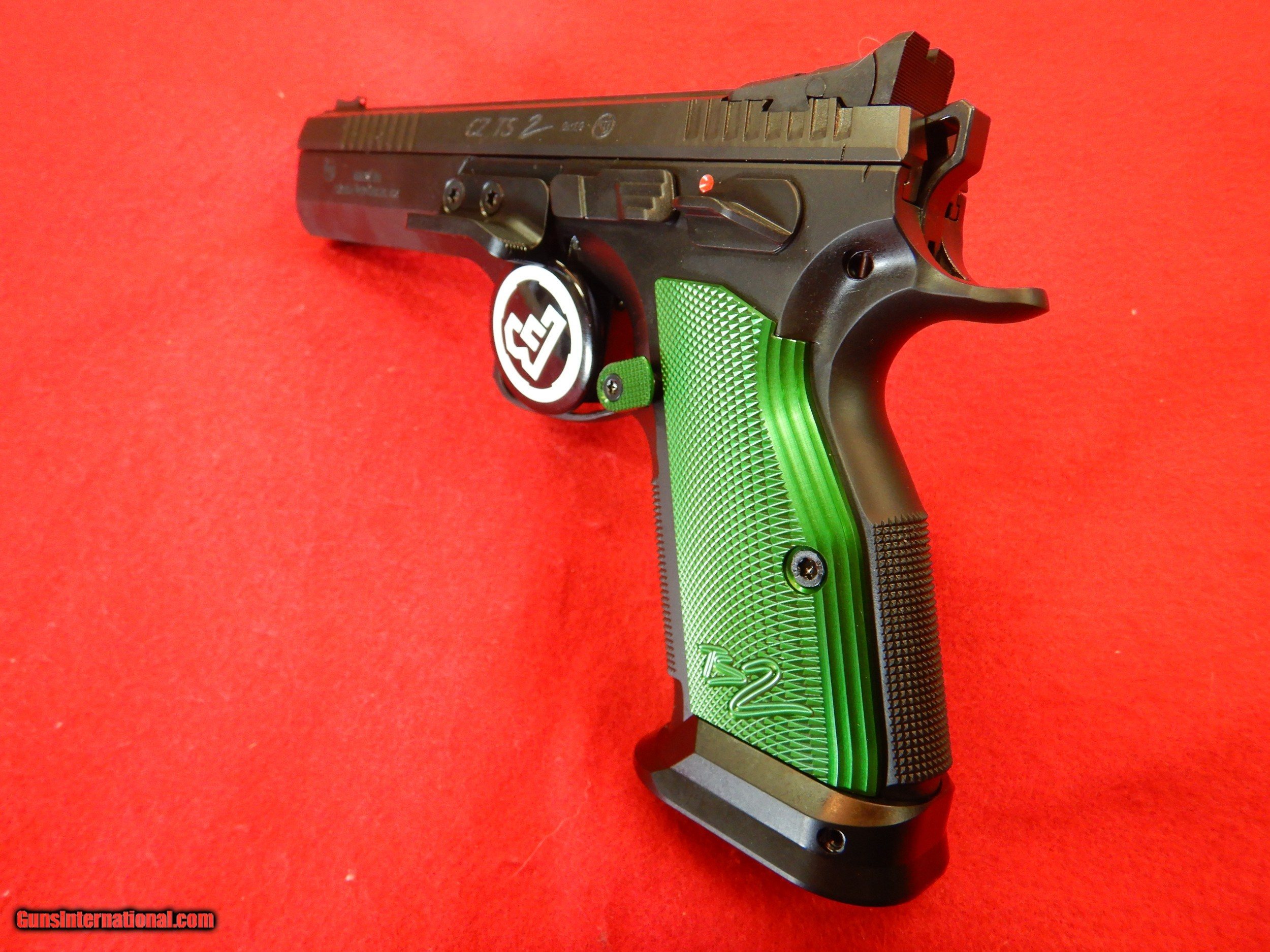 CZUSA TS 2 RACING GREEN NEW IN THE BOX PISTOL 9MM