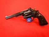 S&W MODEL 17 PRE-OWNED BLUE STEEL REVOLVER .22 LR - 1 of 7