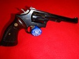 S&W MODEL 17 PRE-OWNED BLUE STEEL REVOLVER .22 LR - 4 of 7