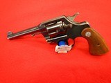 COLT OFFICIAL POLICE PRE-OWNED BLUE STEEL REVOLVER WITH 5" BBL .38 SPECIAL - 1 of 8
