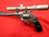 RUGER SUPER REDHAWK REVOLVER w/BURRIS 1.5X - 4X SCOPE PRE-OWNED .480 RUGER CALIBER - 4 of 9