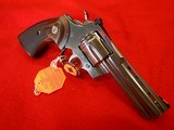 COLT PYTHON NIB 4" BRIGHT STAINLESS STEEL 6-SHOT .357 MAGNUM - 6 of 9