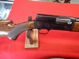 browning a5 shotgun belgian mfg. case and 2 barrels 20 ga.