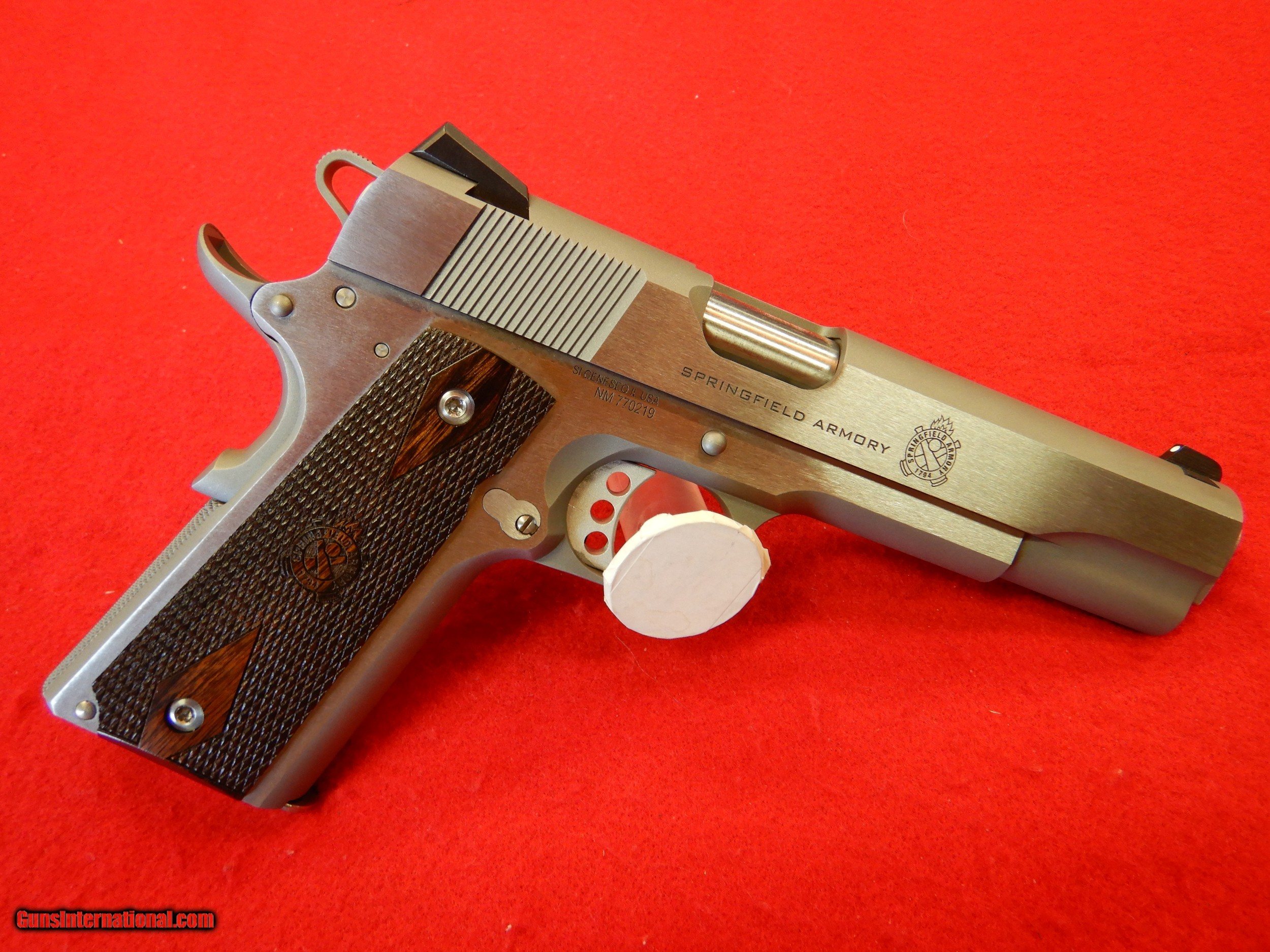 SPRINGFIELD ARMORY NIB GARRISON STAINLESS STEEL GOVERNMENT 1911 9MM