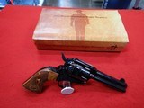 RUGER PRE-OWNED UNFIRED ENGRAVED BLUE JOHN WAYNE COMMEMORATIVE VAQUERO .45 COLT - 11 of 11