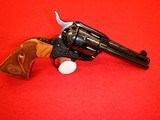 RUGER PRE-OWNED UNFIRED ENGRAVED BLUE JOHN WAYNE COMMEMORATIVE VAQUERO .45 COLT - 4 of 11