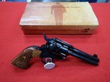 RUGER PRE-OWNED UNFIRED ENGRAVED BLUE JOHN WAYNE COMMEMORATIVE VAQUERO .45 COLT - 10 of 11