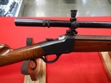 WINCHESTER REPLICA 1885 RIFLE PRE-OWNED W/SCOPE .22 LR - 7 of 12