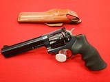 RUGER GP100 BLUE STEEL 6-SHOT REVOLVER W/BIANCHI HOLSTER & 3 SPEEDLOADERS - 1 of 8