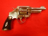 SMITH AND WESSON MODEL 22-4 HIGH POLISH NICKEL REVOLVER .45 ACP - 11 of 12