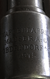 Mauser Waffenfabrik oberndorf 1915 - 2 of 15