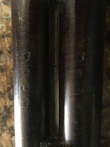 W M MOORE English sxs side lever hammer. - 15 of 15