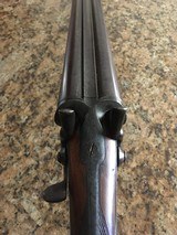 W M MOORE English sxs side lever hammer. - 4 of 15