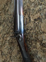 W M MOORE English sxs side lever hammer. - 2 of 15