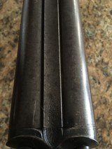 W M MOORE English sxs side lever hammer. - 5 of 15