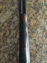 W M MOORE English sxs side lever hammer. - 7 of 15