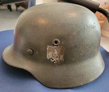 WWII German Helmet in good condition - 1 of 7