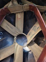 Original M1 CAPAC liner, center seam helment e/w leather chin strap - 4 of 8 Original M1 CAPAC liner, center seam helment e/w leather chin strap - 4 of 8