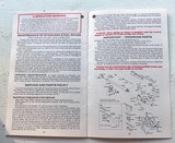 1980’s RUGER MINI THIRTY RIFLE Instruction Manual - 2 of 2
