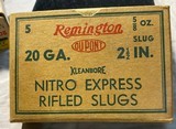 Vintage Remington 20ga Nitro Express Rifled Slugs (4) - 1 of 4
