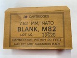 7.62mm NATO BLANK M82 Lot LC - 1 of 6