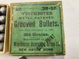 .38-55 Winchester Grooved Bullets 255 gr soft point - 2 of 4