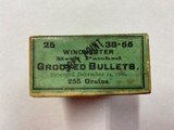 .38-55 Winchester Grooved Bullets 255 gr soft point - 3 of 4