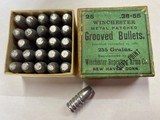 .38-55 Winchester Grooved Bullets 255 gr soft point - 1 of 4
