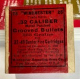 Winchester .32 Cal Grooved Bullets Sealed box of 25 - 1 of 7