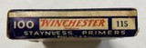 Vintage Winchester No. 115 center fire primers Sealed Box - 2 of 3