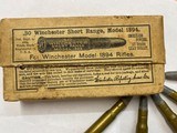 Vintage box Winchester .30 cartridges, Model 1894 (5) cartridges - 2 of 7