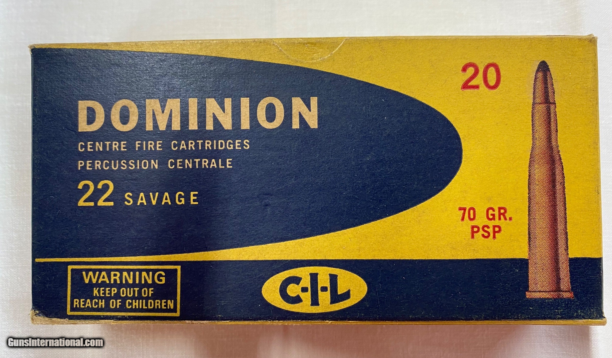 DOMINION CIL 22 Savage 70 gr full box