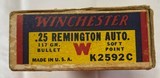 WINCHESTER .25 Remington Auto or Stevens - 11 of 11