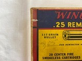 WINCHESTER .25 Remington Auto or Stevens - 8 of 11