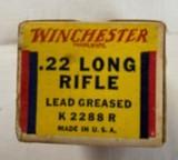 Vintage Winchester .22 Long Rifle Full Box - 4 of 10